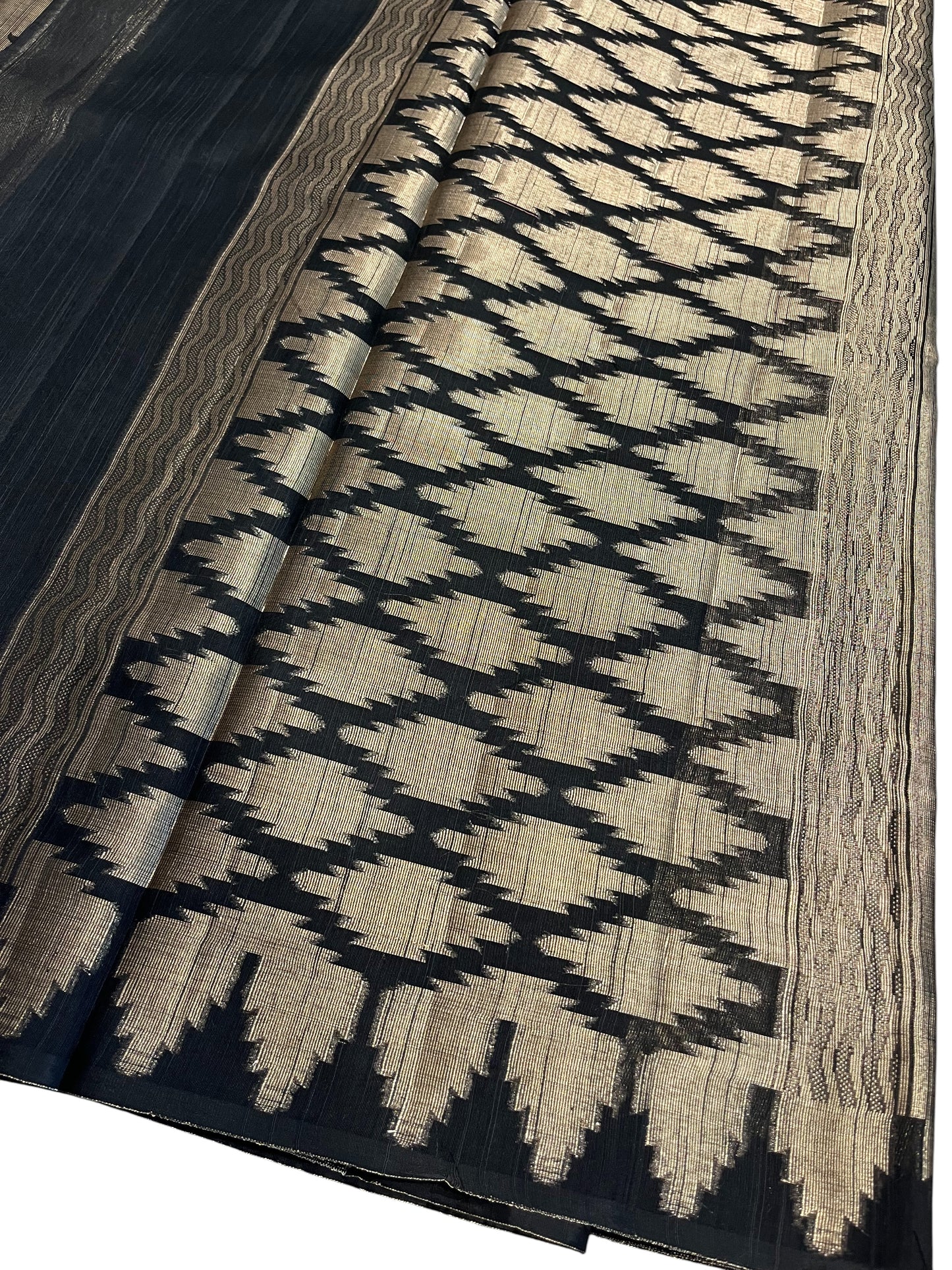 Southloom Banarasi Silk Saree with Woven Work on Body and Borders (Beige)