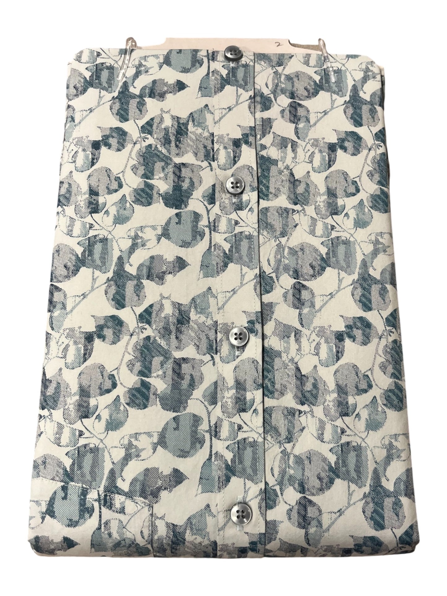 Southloom Pure Cotton Green Printed Shirt (40 FS)