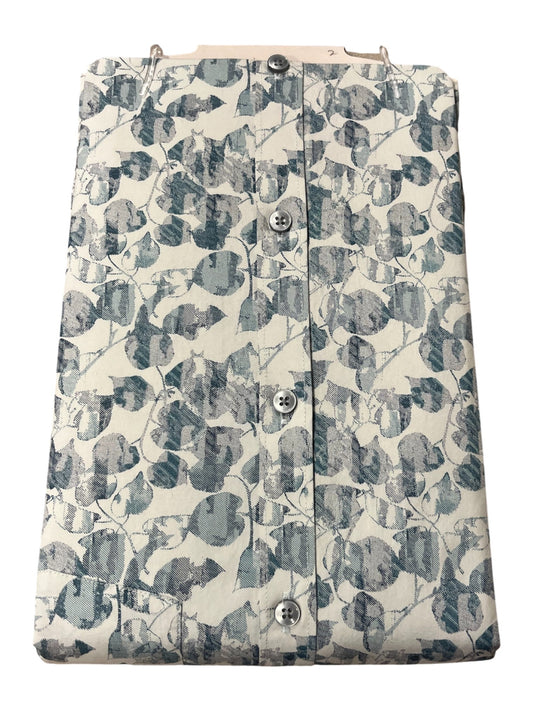 Southloom Pure Cotton Green Printed Shirt (40 FS)