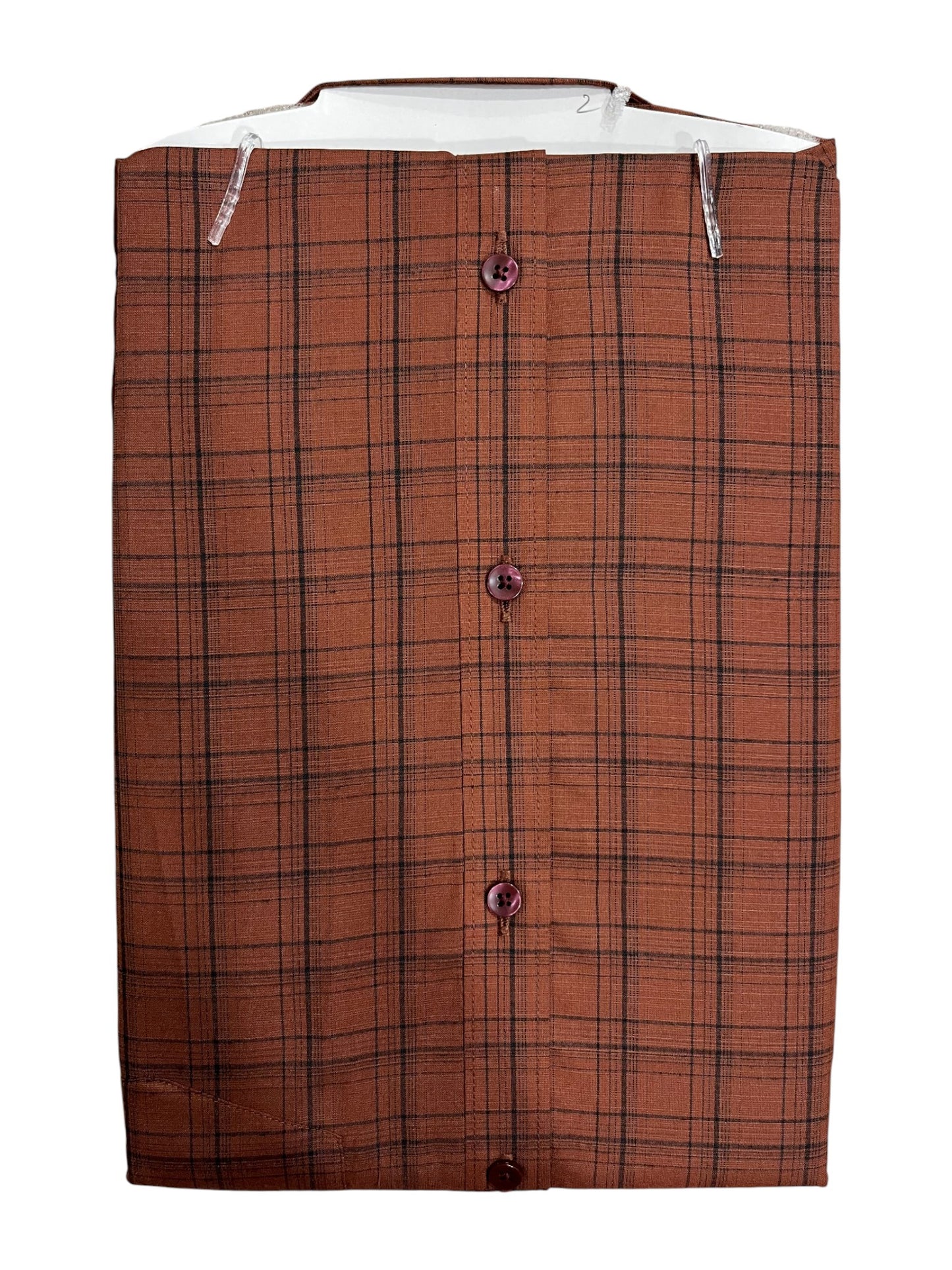 Southloom Pure Cotton Brown Printed Shirt SLSHIRT 38 HS