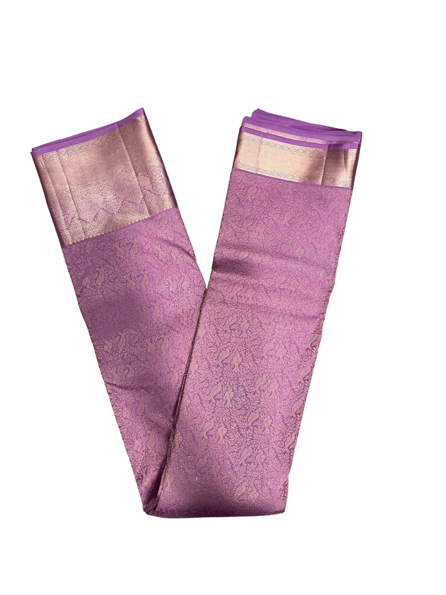 Southloom Pure Handloom Bridal Kanchipuram Silk Saree with Korvai Work