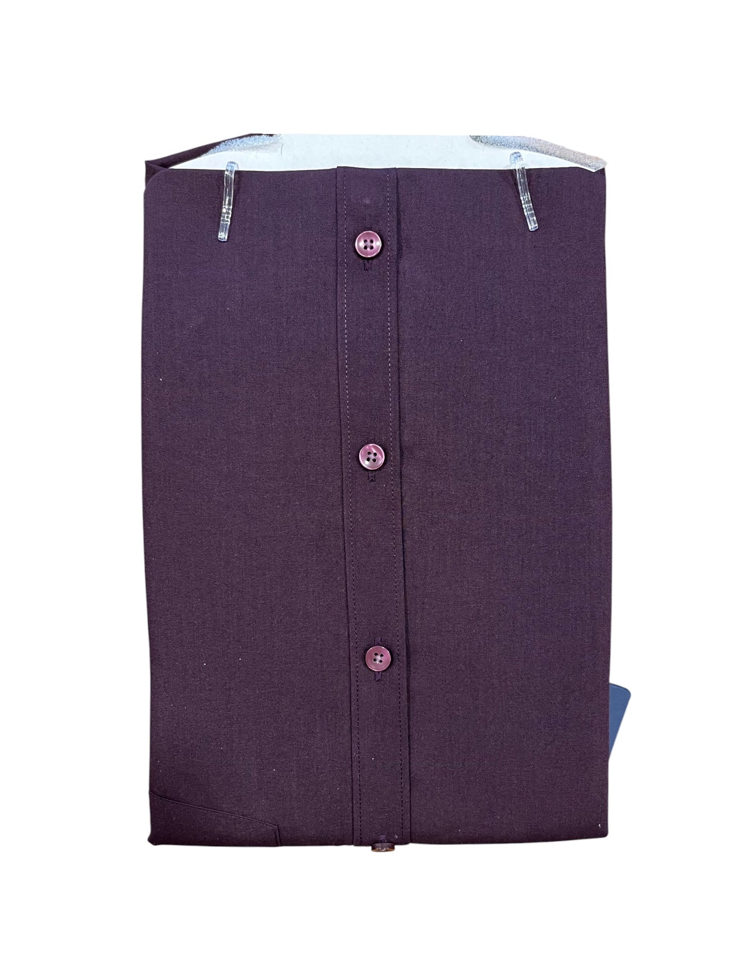 Southloom Pure Cotton Purple plain Shirt (38FS)