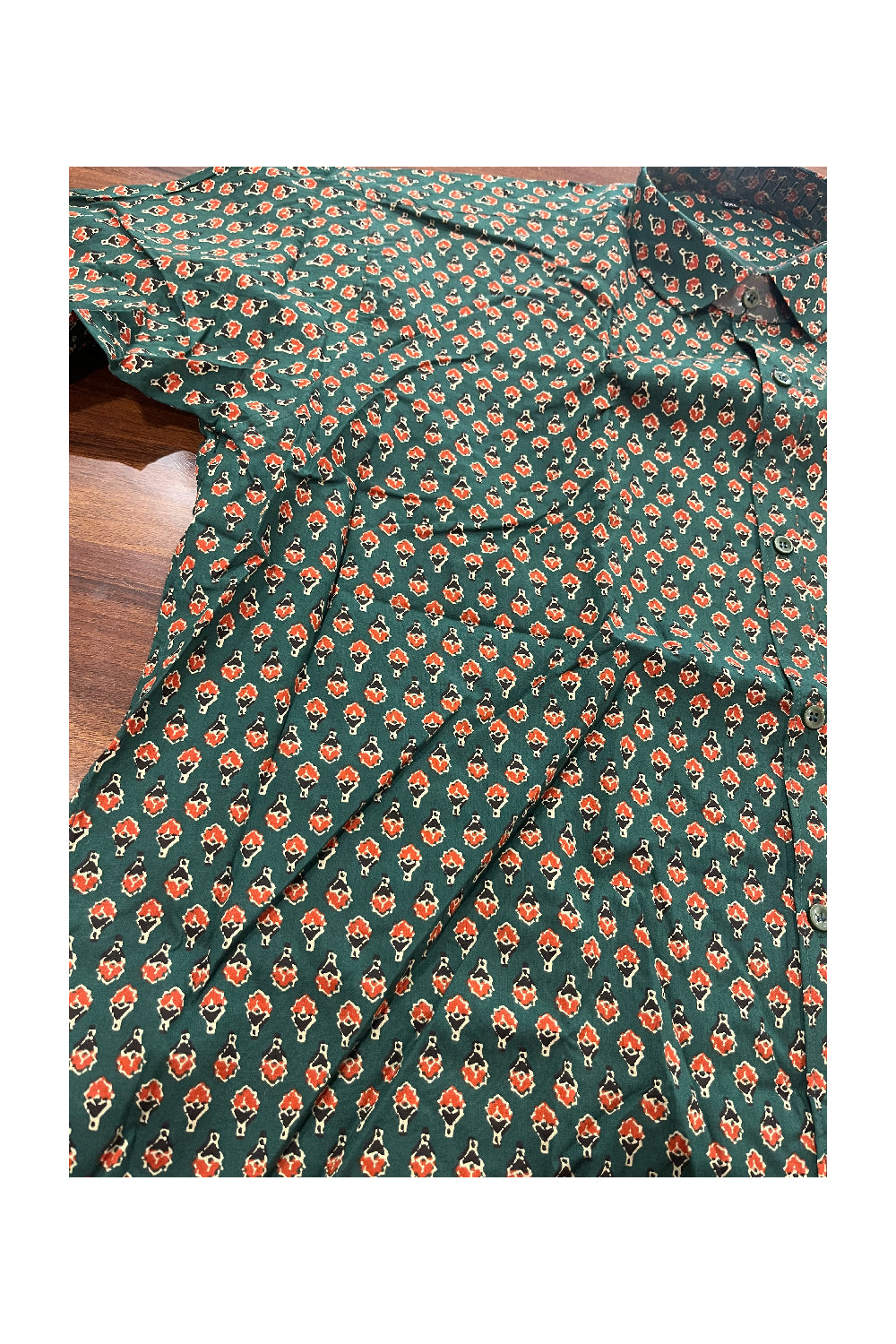 Southloom Jaipur Pure Cotton Printed Shirt For Men (5XL)