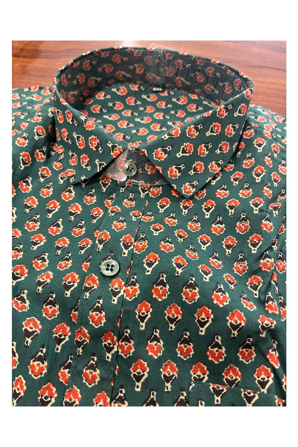 Southloom Jaipur Pure Cotton Printed Shirt For Men (5XL)