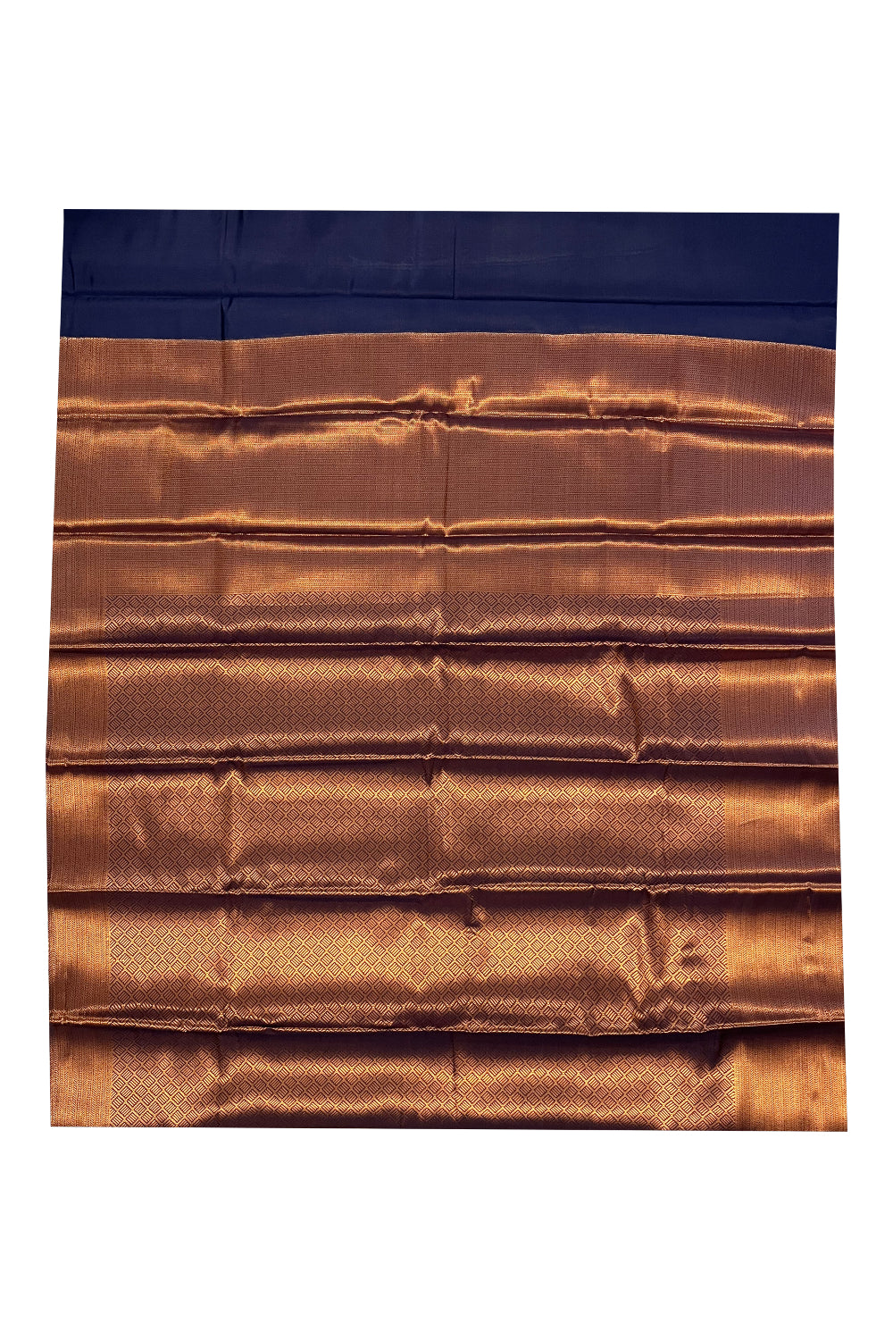 Southloom Premium Semi Silk Zari Work Brocade Saree in Bridal Blue with Matching Pallu