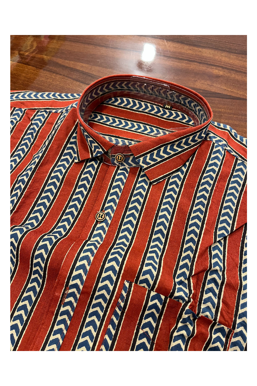 Southloom Jaipur Pure Cotton Printed Shirt For Men (Medium)