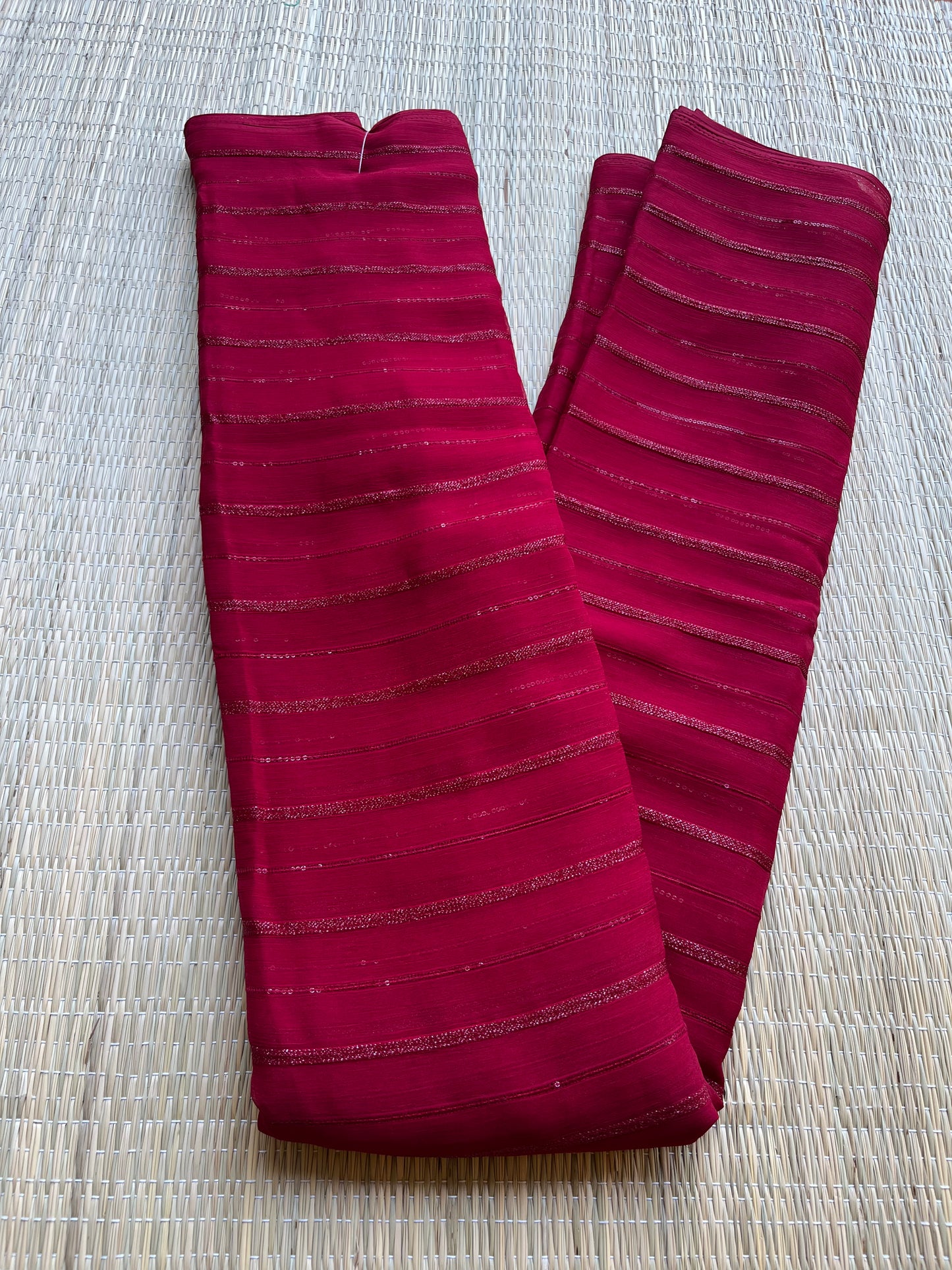 Vichithra Silks Red Colour Saree SL191