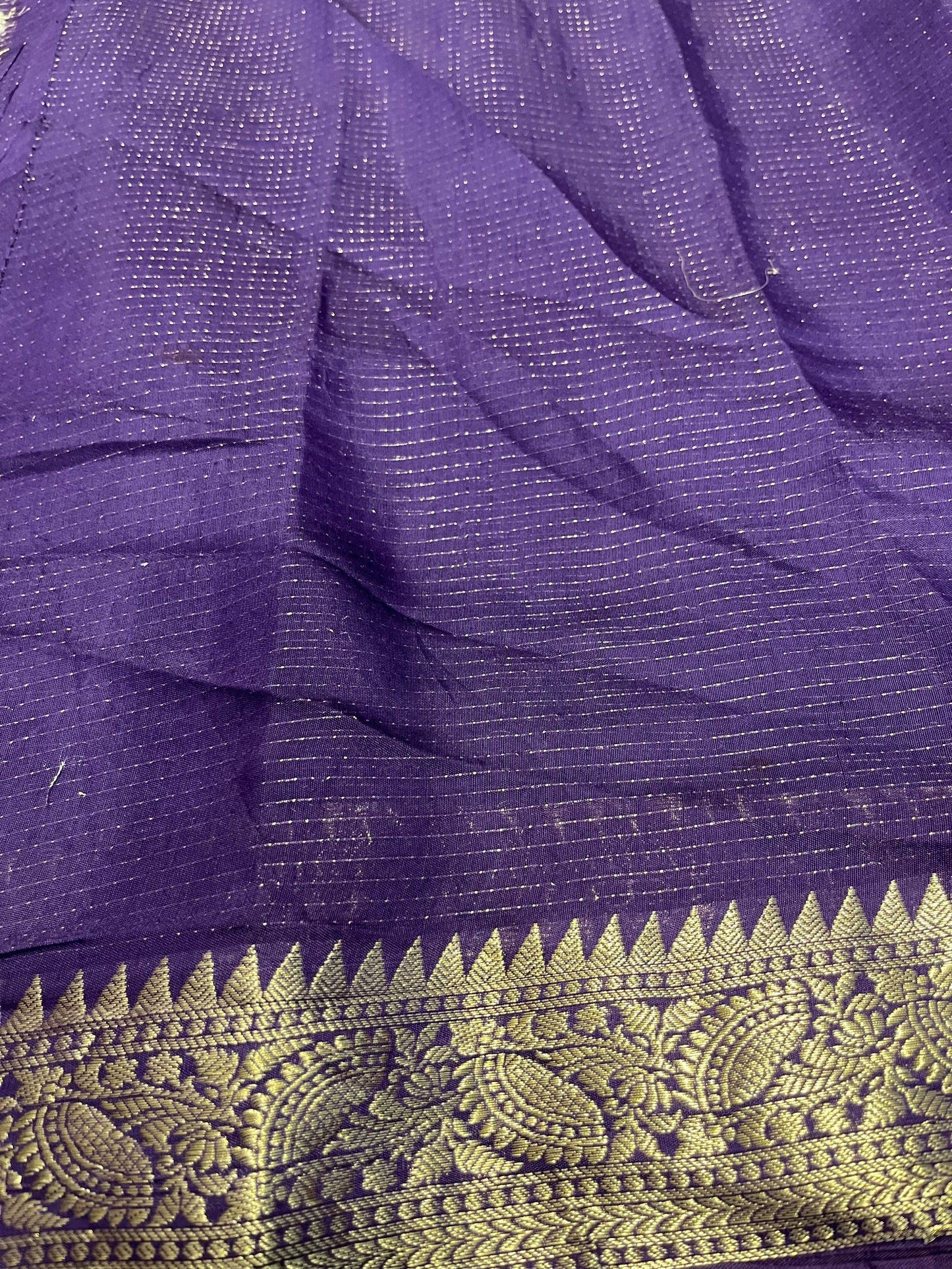 Southloom Georgete Banarasi Silk Saree with Woven Work on Body and Borders