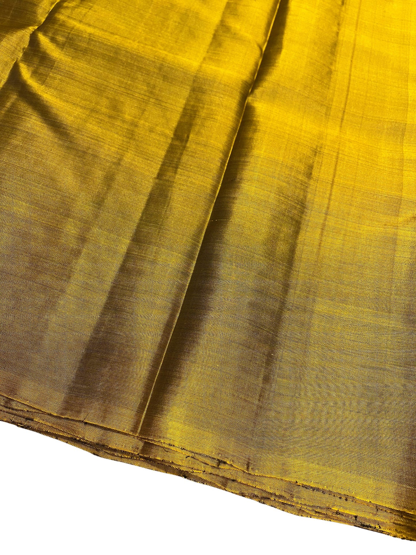 Southloom Pure Handloom Kanchipuram Silk Saree with Butta Work (Gold & Purple )
