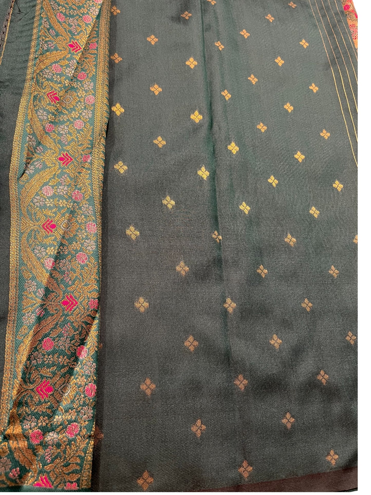 Southloom Semi Silk Saree with Woven Work on Body and Borders