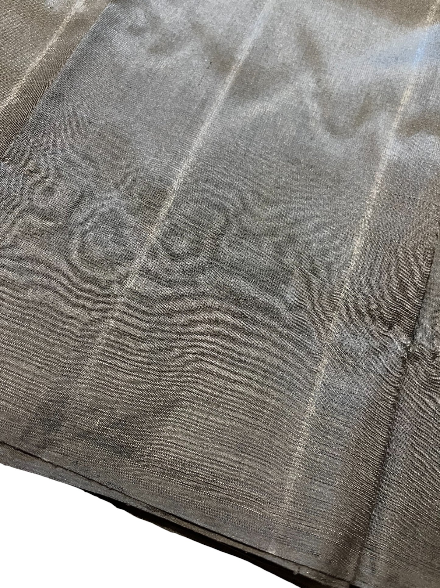 Southloom Pure Handloom Bridal Kanchipuram Silk Saree with Korvai Work (Yellow & Black)