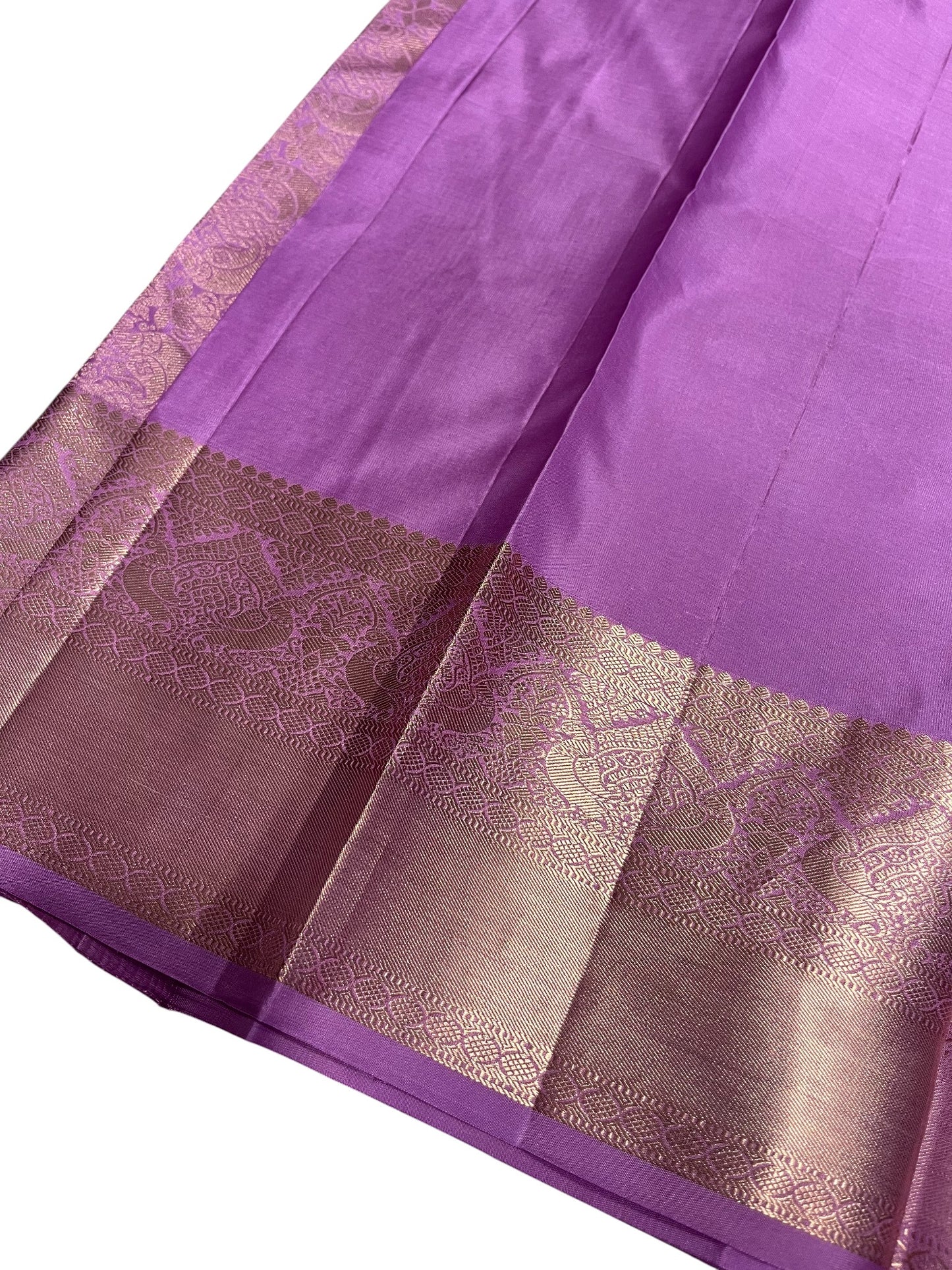 Southloom Pure Handloom Bridal Kanchipuram Silk Saree with Korvai Work