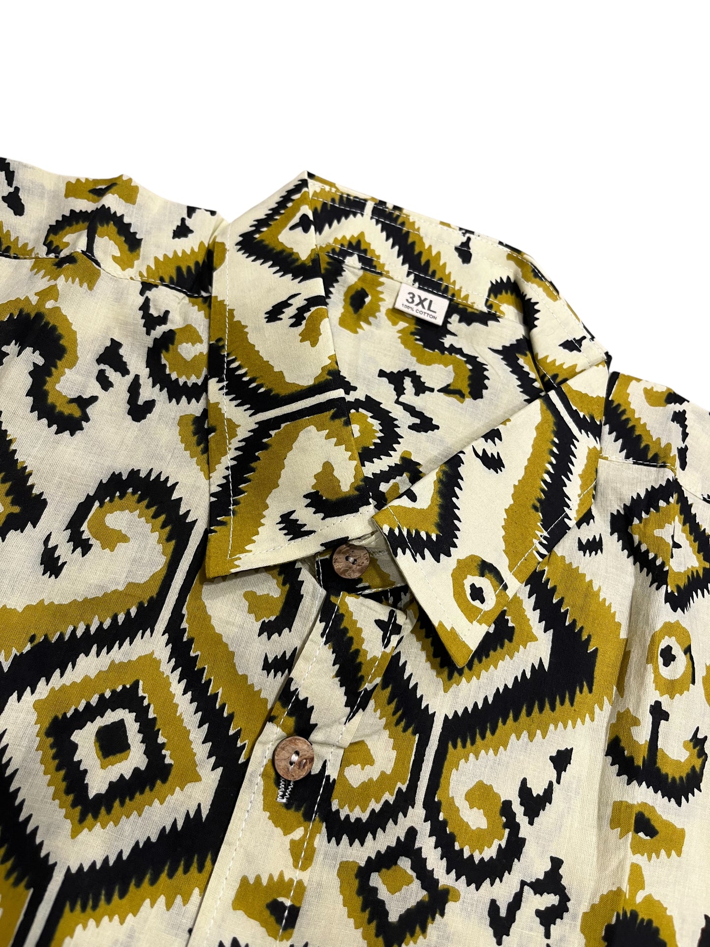 Southloom Jaipur Pure Cotton Printed Shirt For Men (3XL)