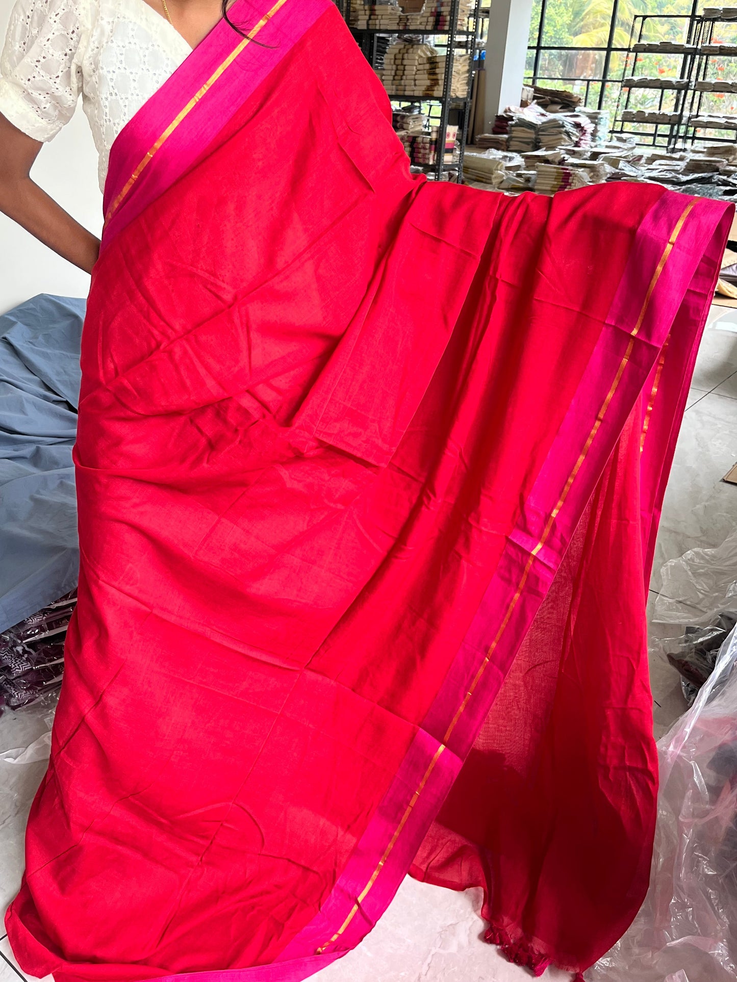Kerala Mul Cotton Soft Fabric Saree SL215