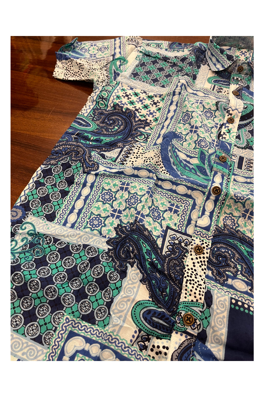 Southloom Jaipur Pure Cotton Printed Shirt For Men (3XL)
