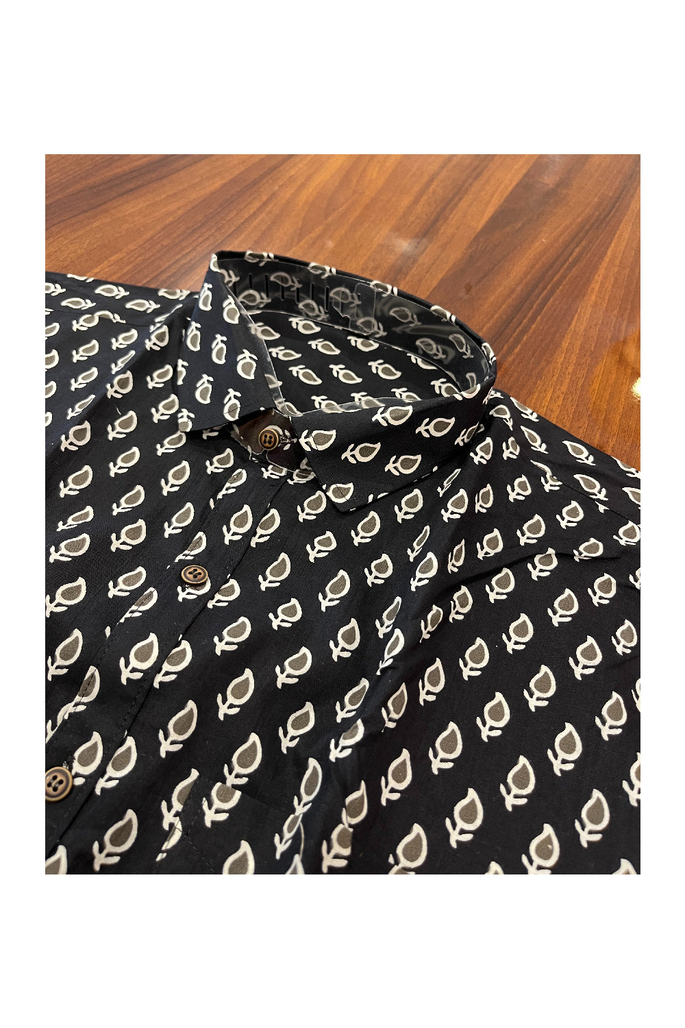 Southloom Jaipur Pure Cotton Printed Shirt For Men (3XL)
