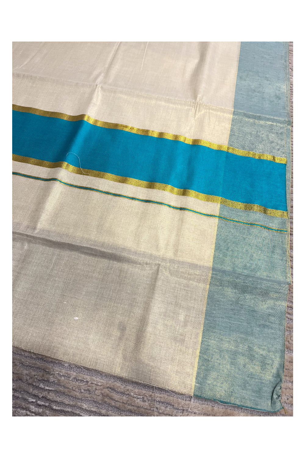 Southloom Kerala Tissue Kasavu Saree