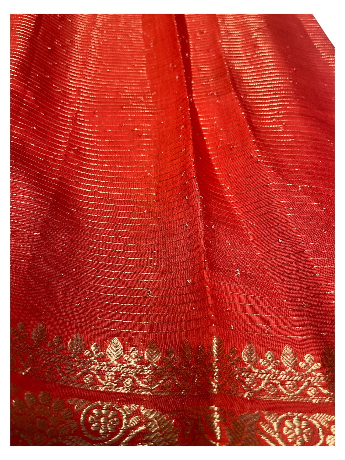 Southloom Banarasi Semi Silk Saree with Woven Work on Body(Brown)