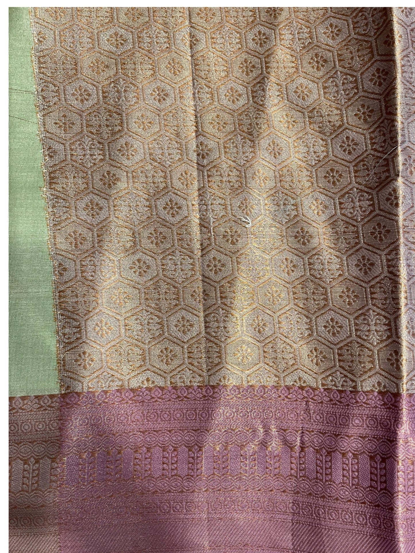 Southloom Semi Banarasi Katan Tissue Saree with Woven Work on Body and Borders