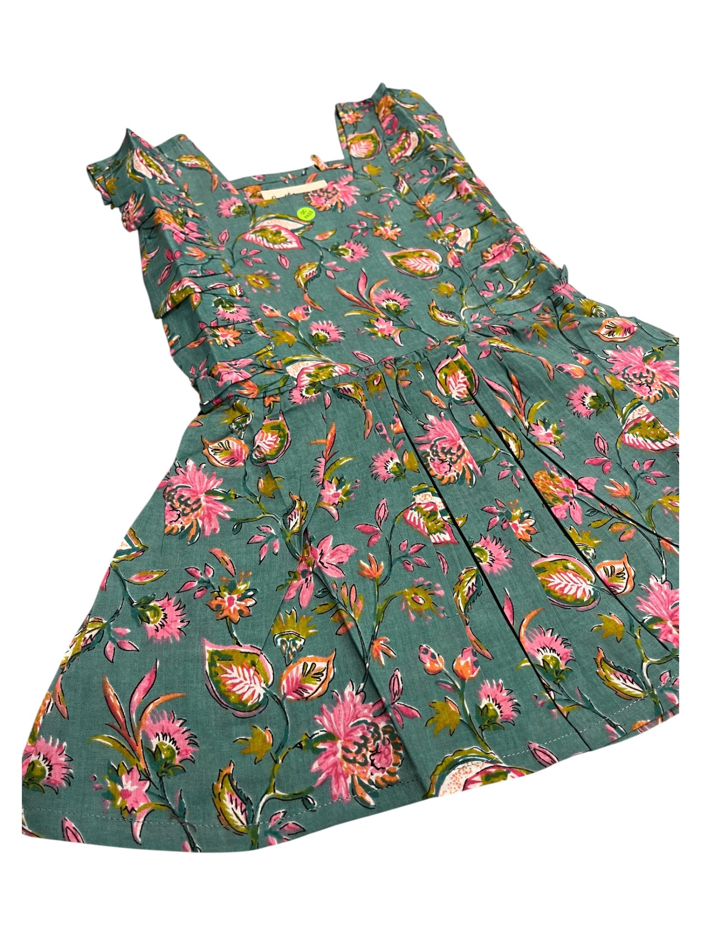 Southloom Pure Cotton Jaipur Printed Frocks for Girls (Age 1-2)