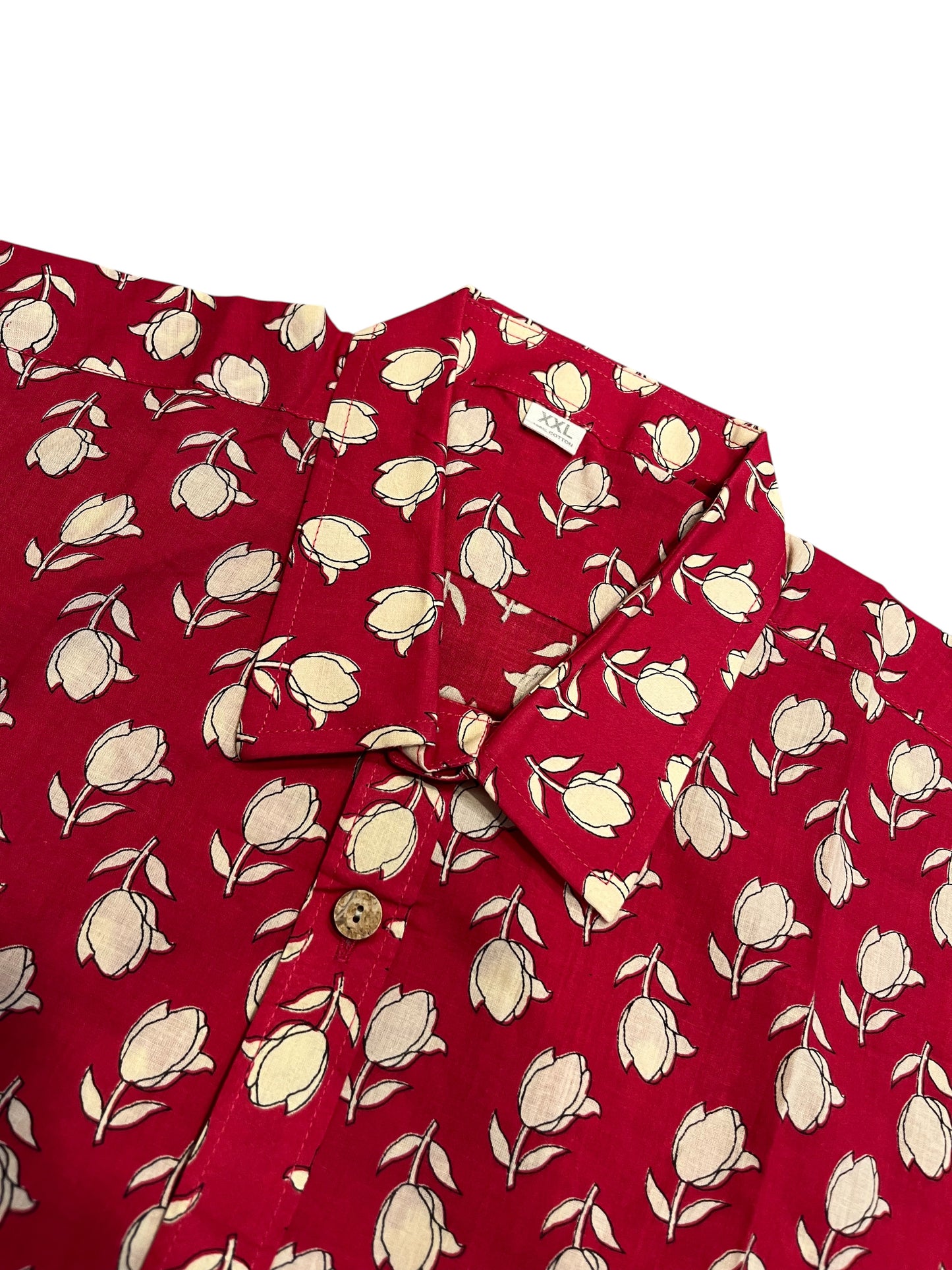 Southloom Jaipur Pure Cotton Printed Shirt For Men (3XL)