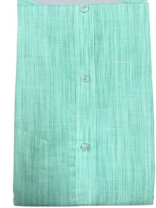 Southloom Pure Cotton Green Plain Shirt SLSHIRT 46 FS