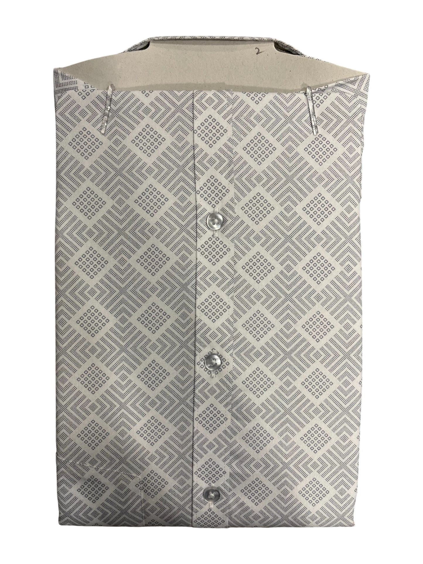 Southloom Pure Cotton Gray Printed Shirt(XL FS)