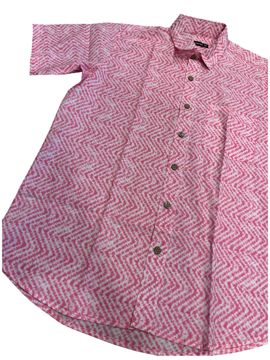 Southloom Jaipur Pure Cotton Printed Shirt For Men (Large)