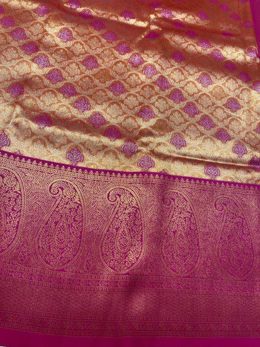 Southloom Semi Silk Saree with Woven Work on Body and Borders
