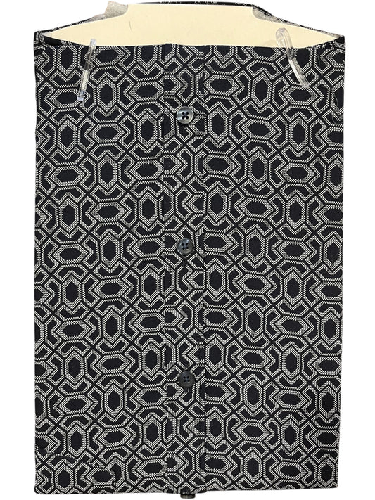 Southloom Pure Cotton Shirt with Black Printed(38 HS)