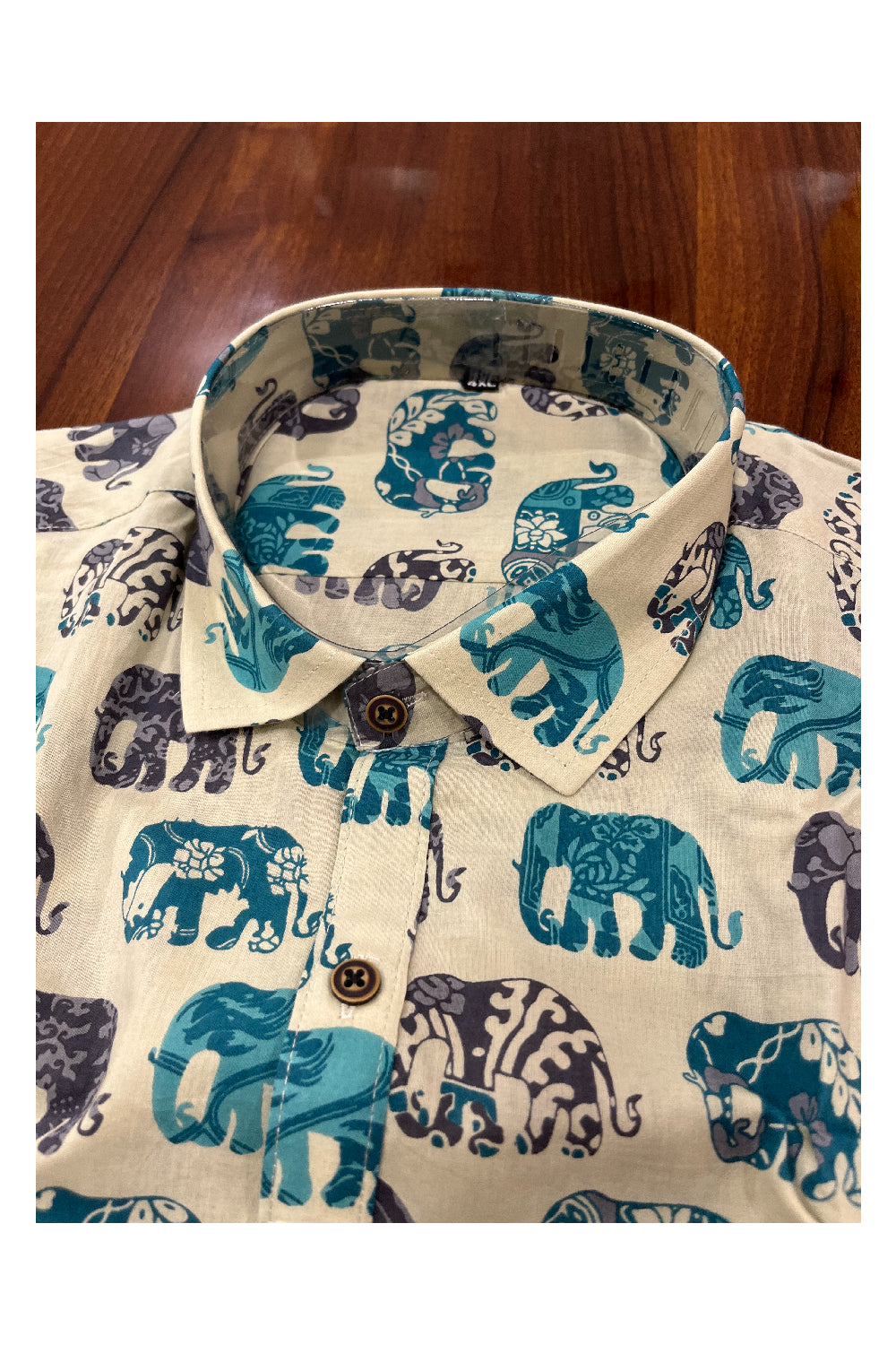Southlooom Jaipur Pure Cotton Printed Shirt For Men (4XL)