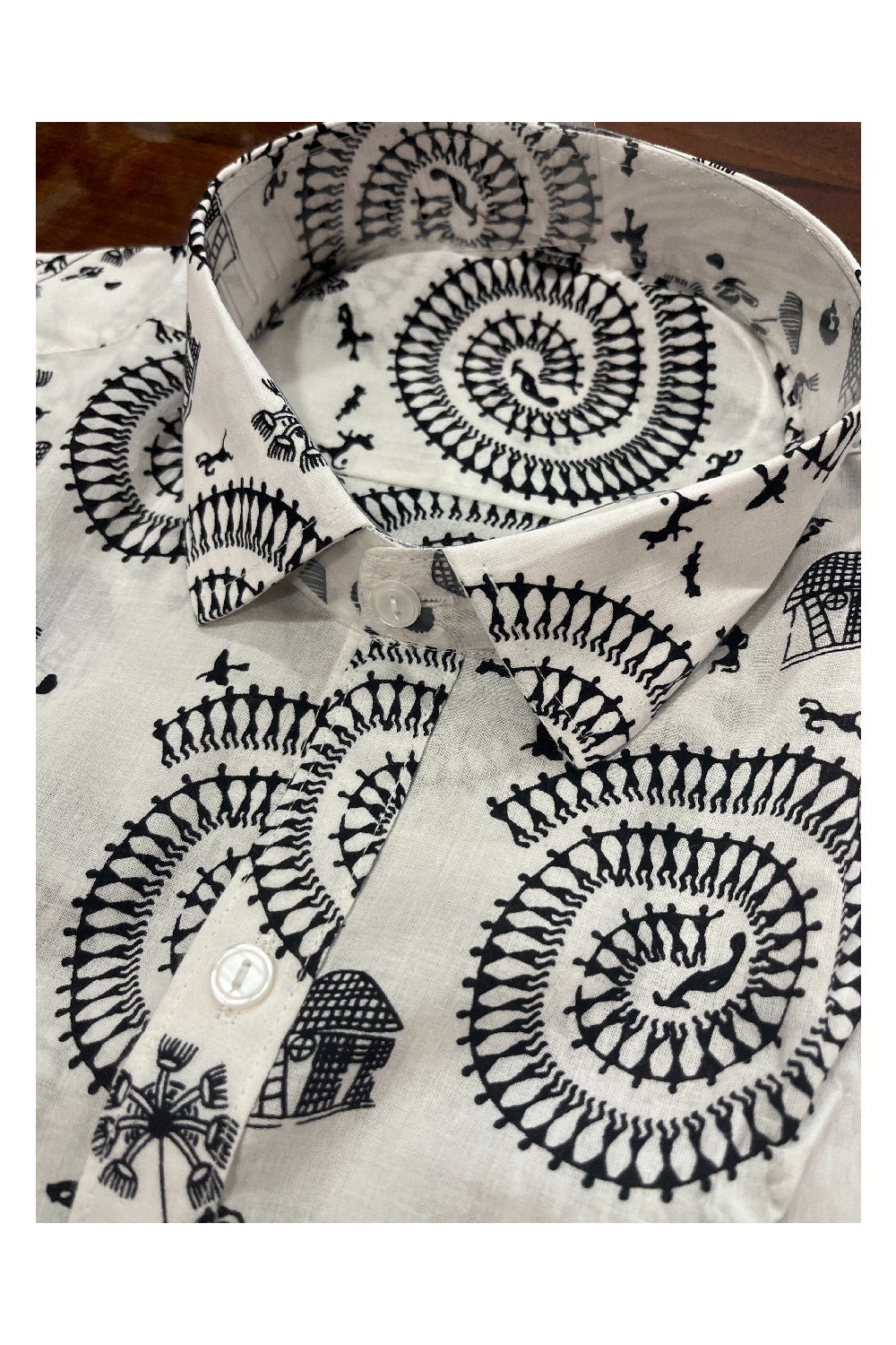 Southloom Jaipur Pure Cotton Printed Shirt For Men (4XL)