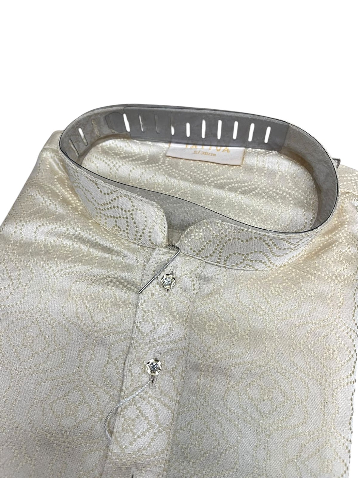 Southloom Woven Patterns Semi Silk Long Kurta for Men SL591