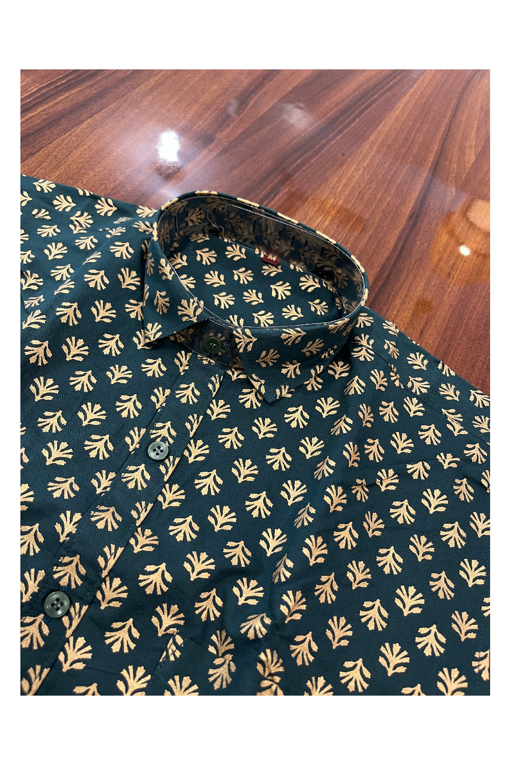 Southloom Jaipur Pure Cotton Printed Shirt For Men (Medium)