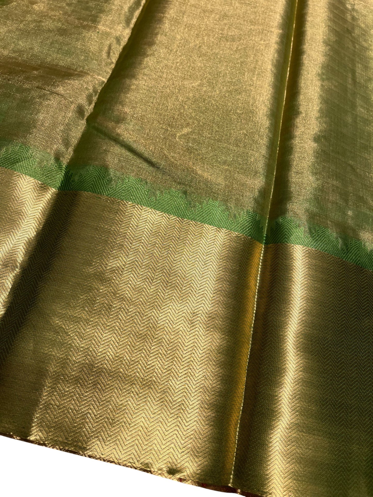 Southloom Pure Handloom Bridal Kanchipuram Silk Saree with Korvai Work