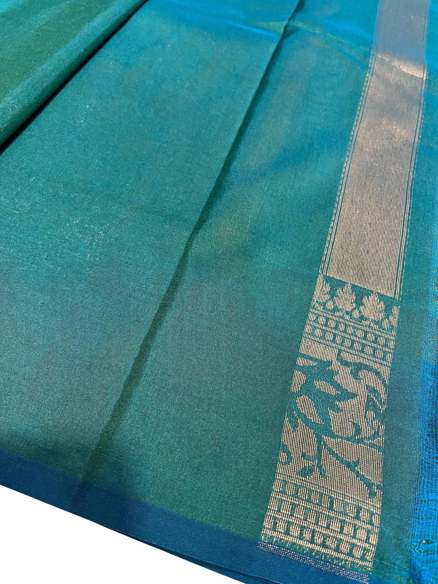 Southloom Banarasi Silk Saree with Woven Work on Body and Borders