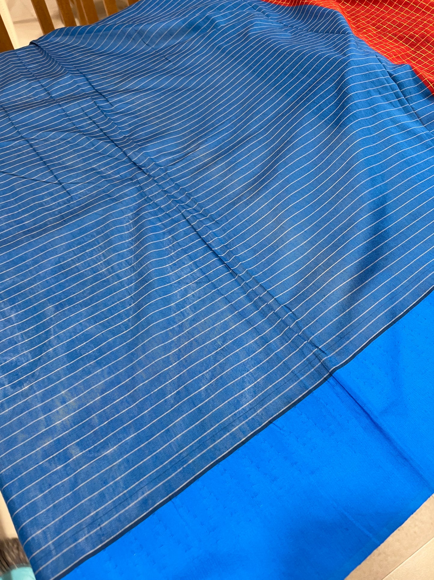 Maroon & Blue Kalyani Cotton SL236