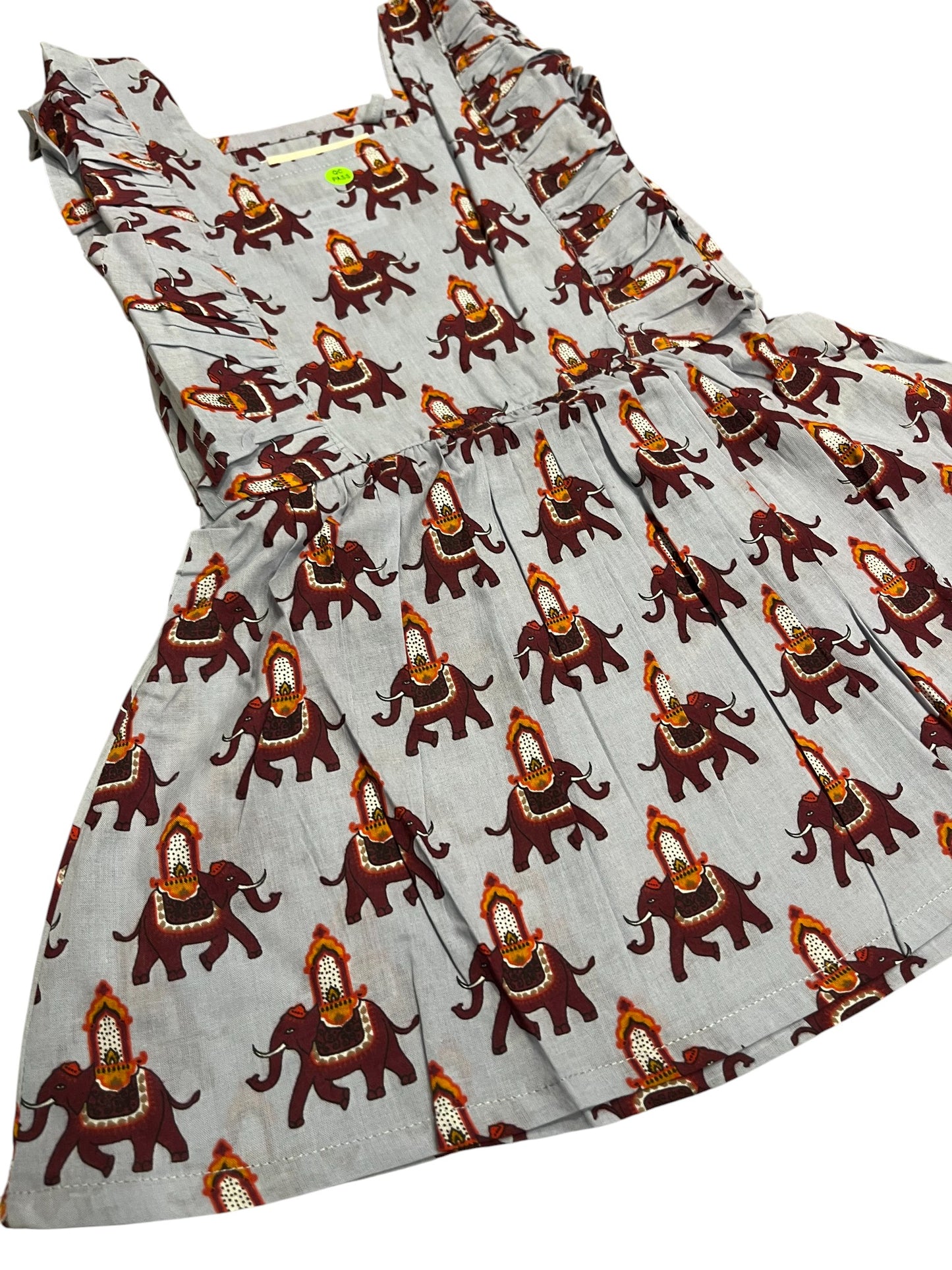 Southloom Pure Cotton Jaipur Printed Frocks for Girls (Age 1-2)