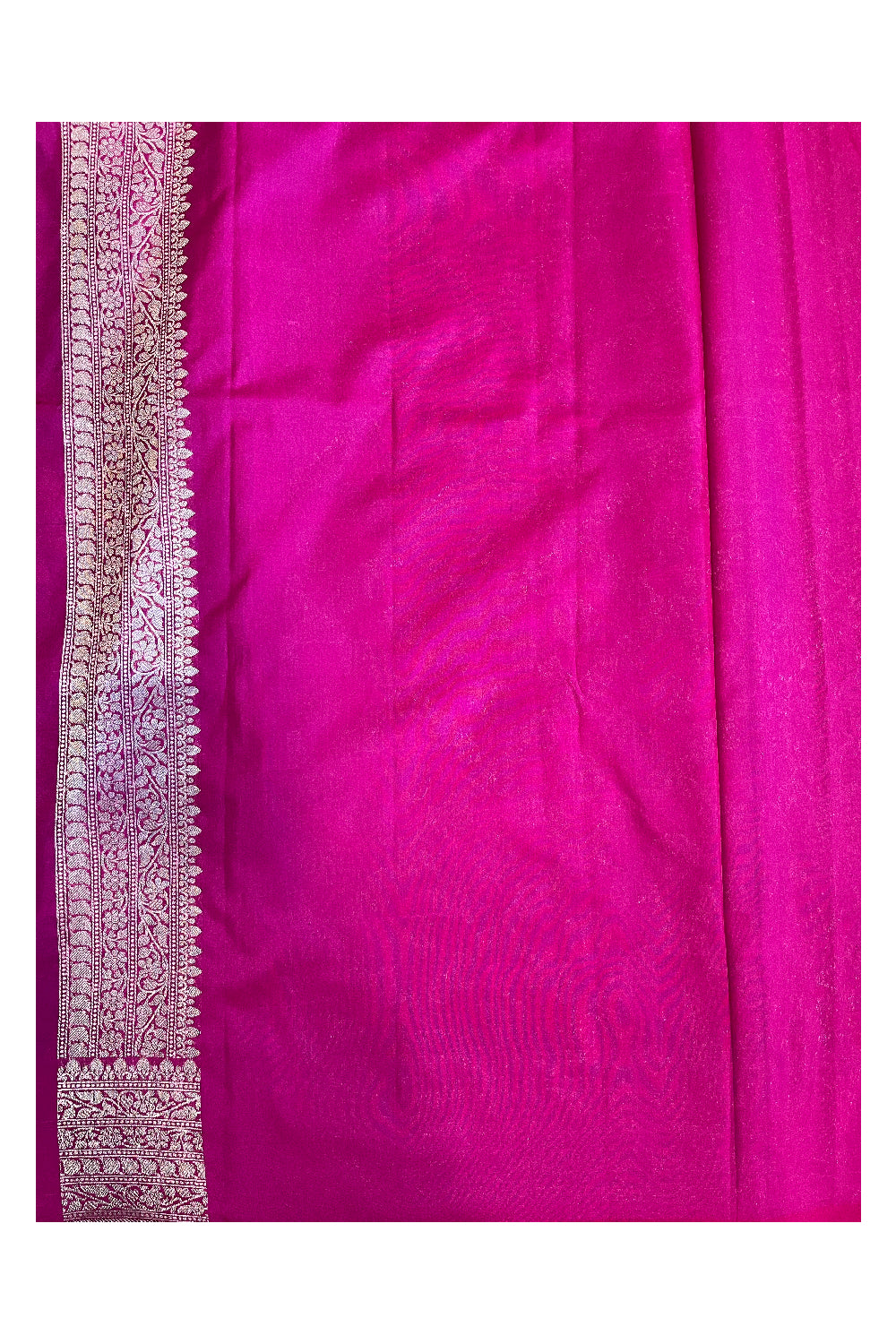 Southloom Banarasi Georgette Woven Work Saree in Magenta