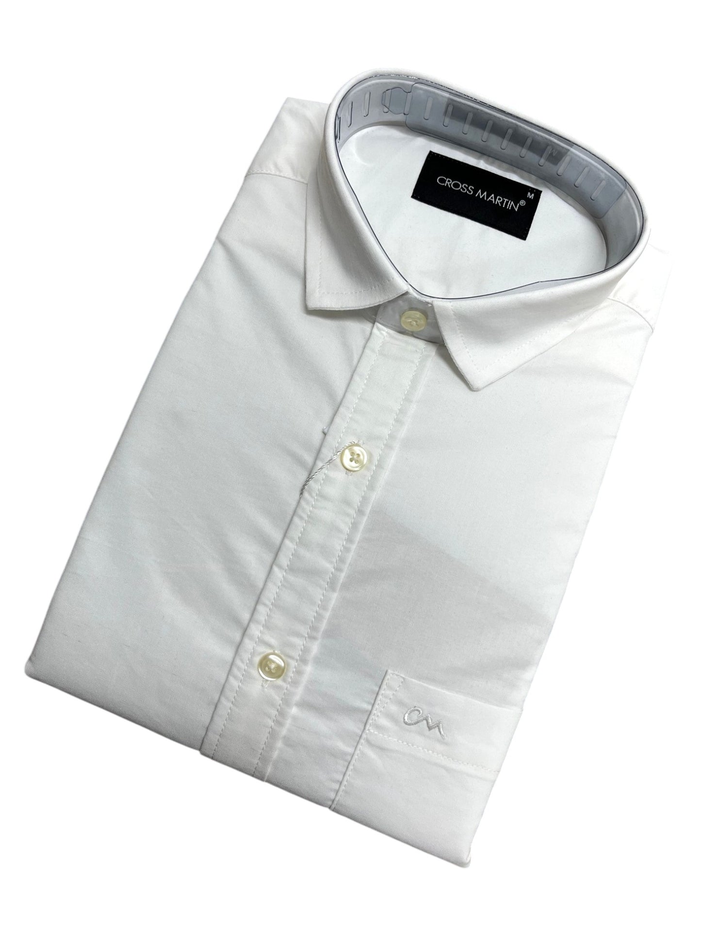 Southloom Cotton Pure White Shirt SLSHIRT 38 FS (M)