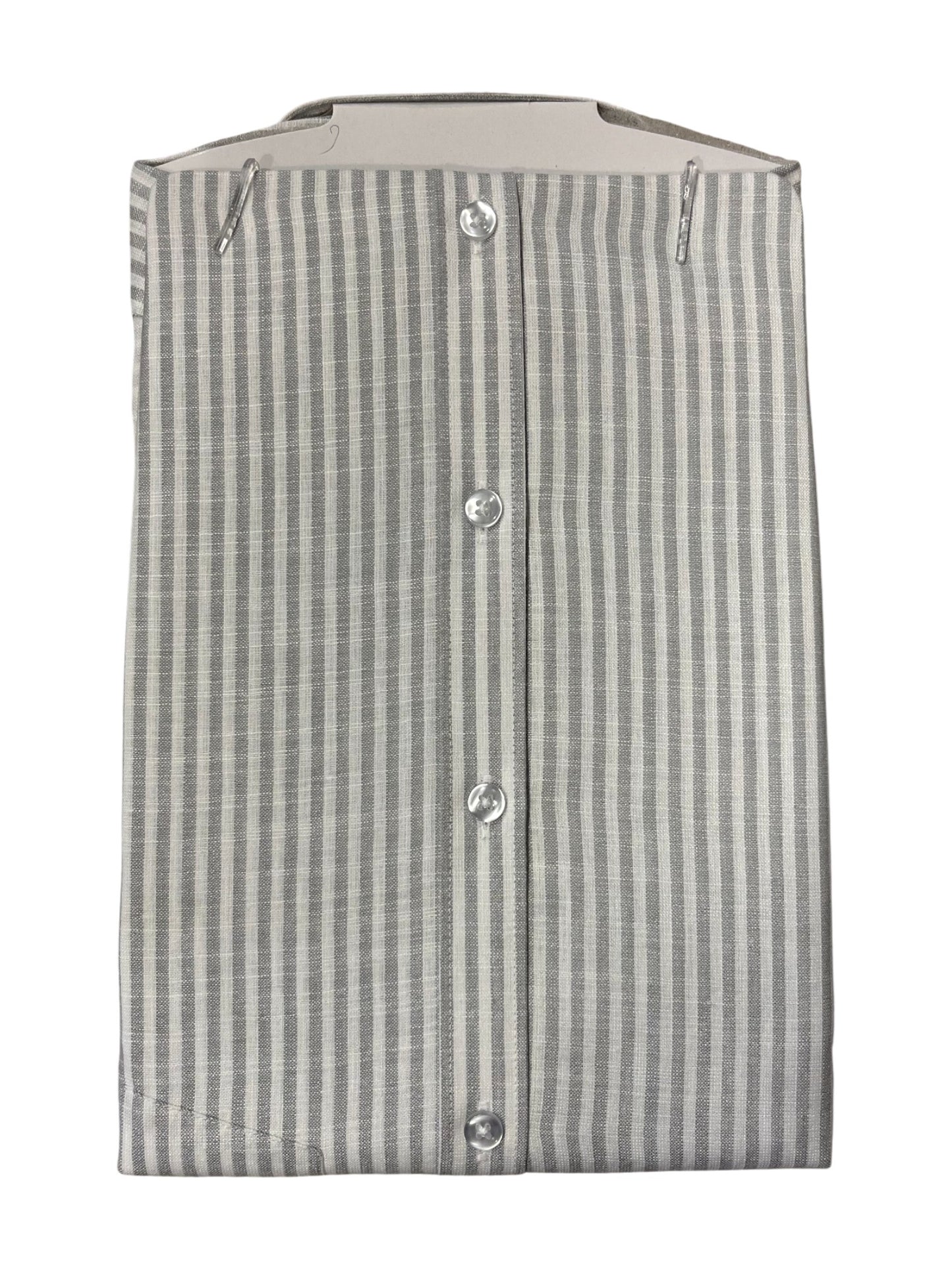 Southloom Pure Cotton Gray Lines Shirt (40 FS)