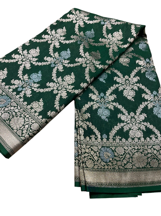 Southloom Pure Banarasi Silk Saree with Woven Work on Body and Borders