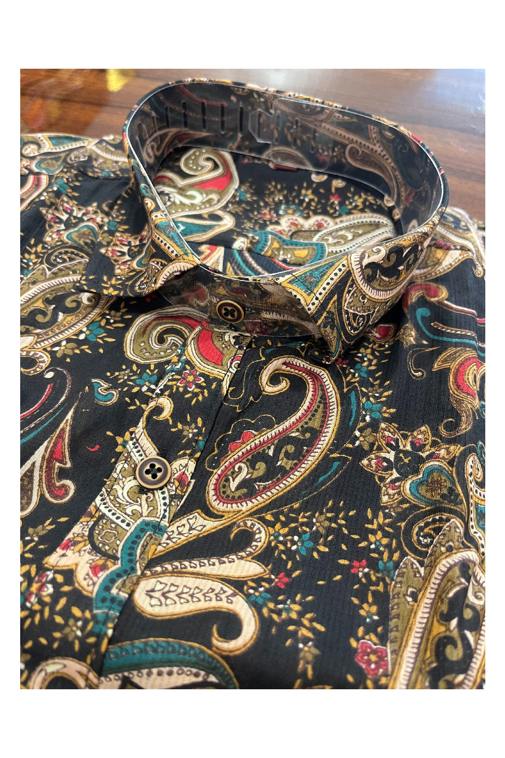 Southloom Jaipur Pure Cotton Printed Shirt For Men (Large)