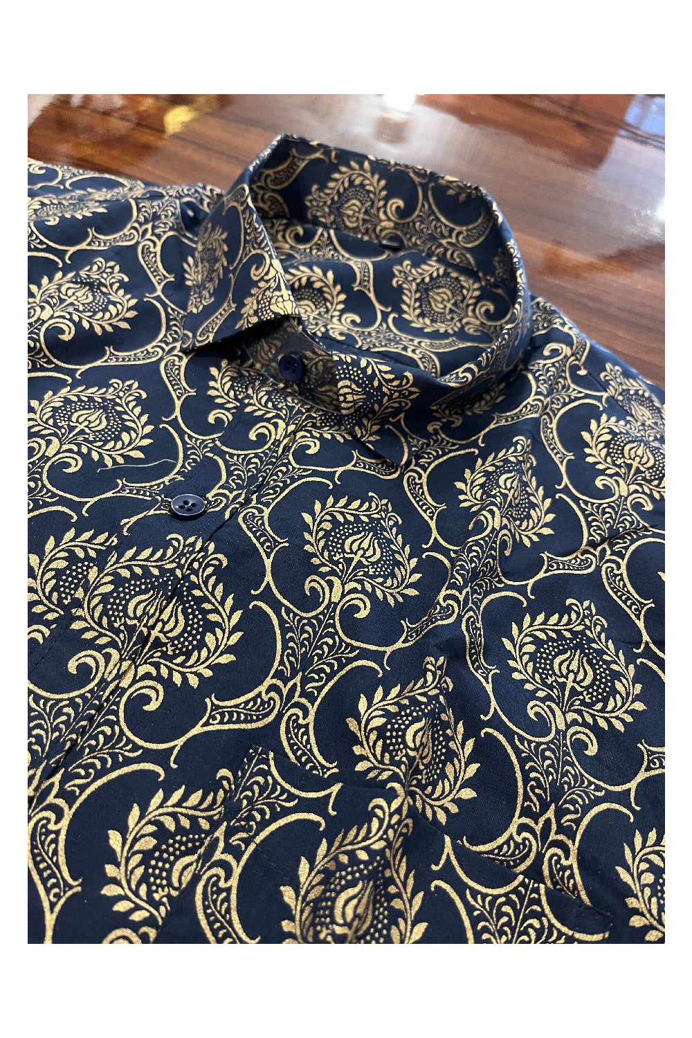 Southloom Jaipur Pure Cotton Printed Shirt For Men (3XL)