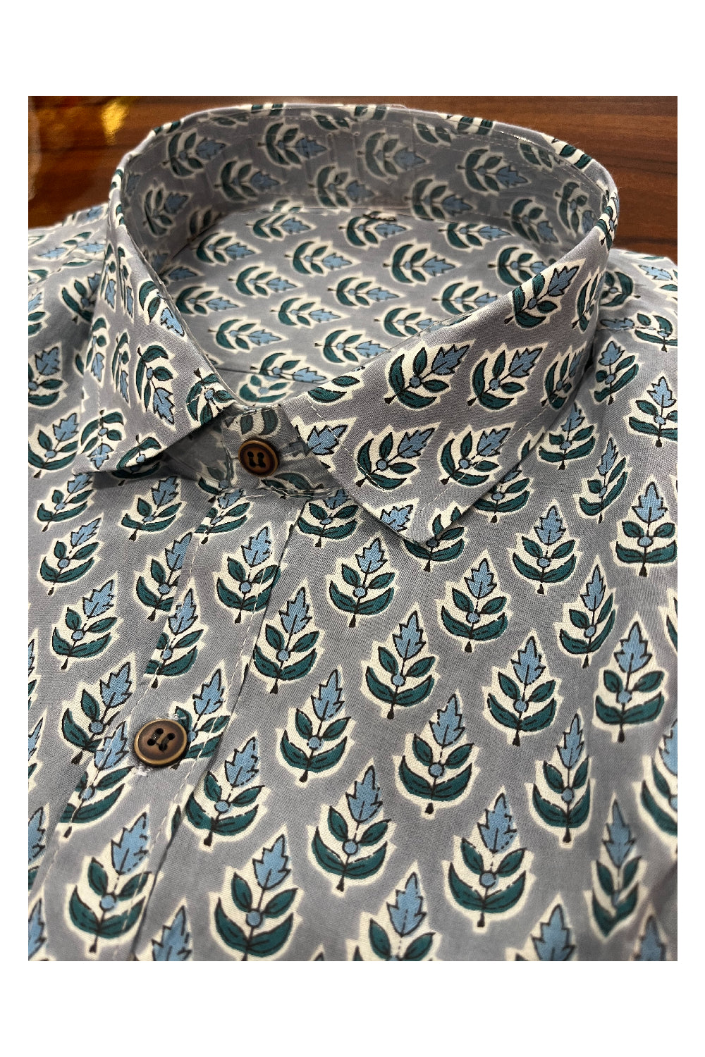 Southloom Jaipur Pure Cotton Printed Shirt For Men (4XL)