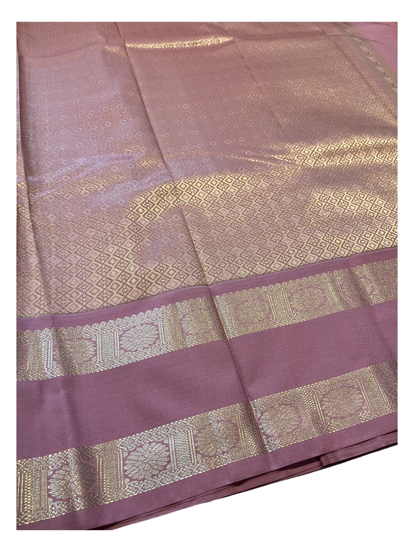 Southloom Banarasi Semi Silk Saree with Woven Work on Body (Beige)