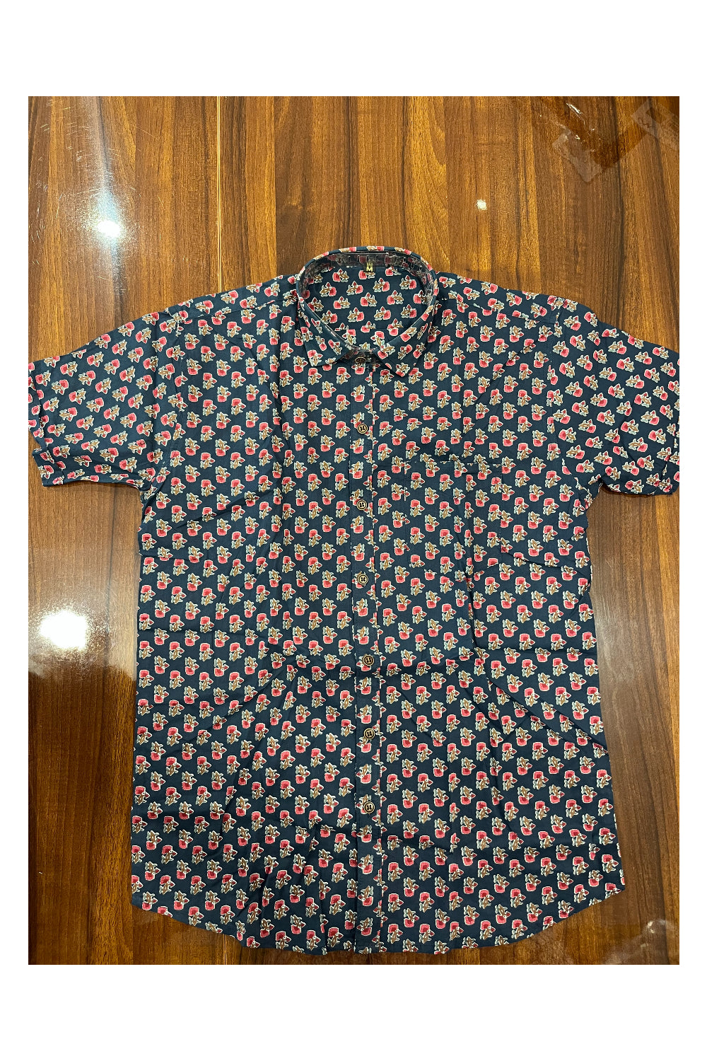 Southloom Jaipur Pure Cotton Printed Shirt For Men (Medium)