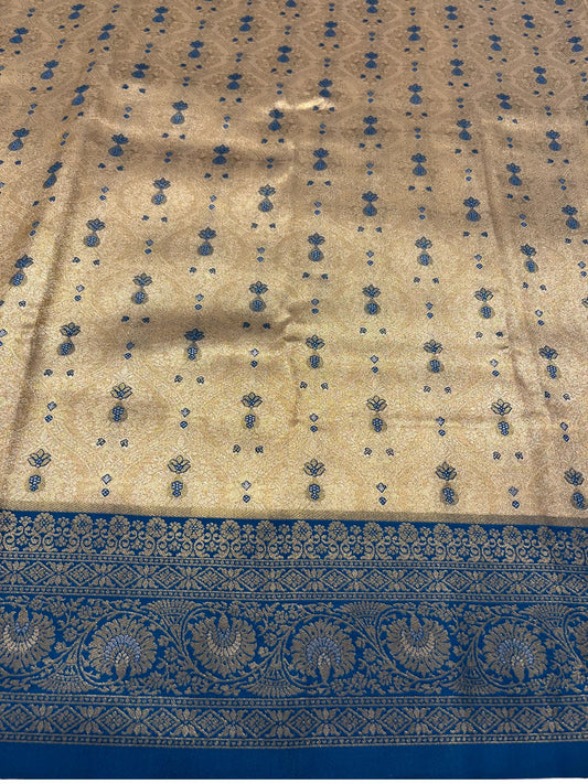 Southloom Semi Silk Saree with Woven Work on Body and Borders