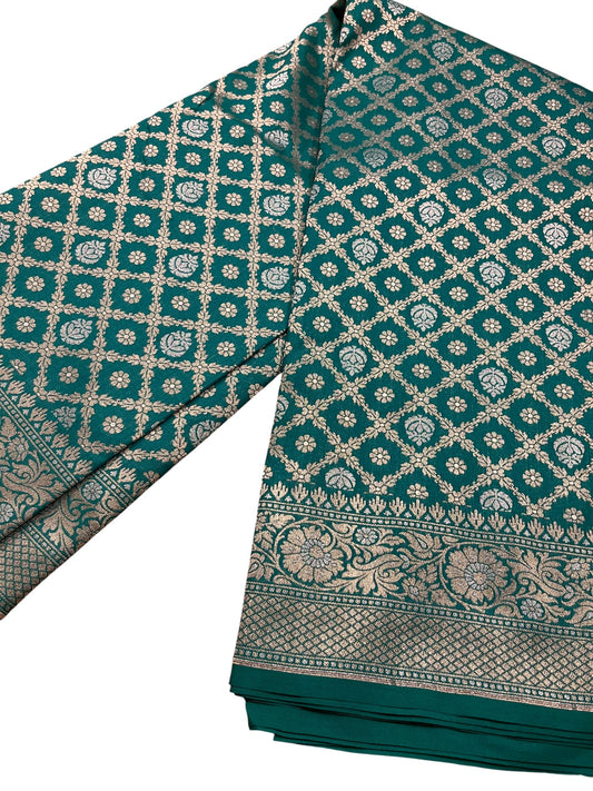 Southloom Pure Banarasi Silk Saree with Woven Work on Body and Borders