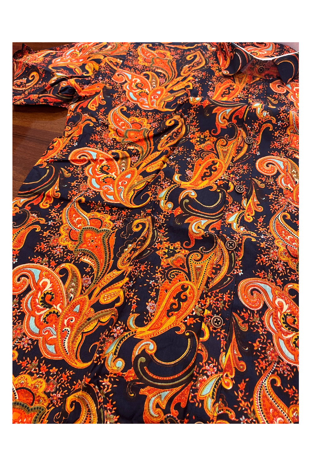 Southloom Jaipur Pure Cotton Printed Shirt For Men (Large)